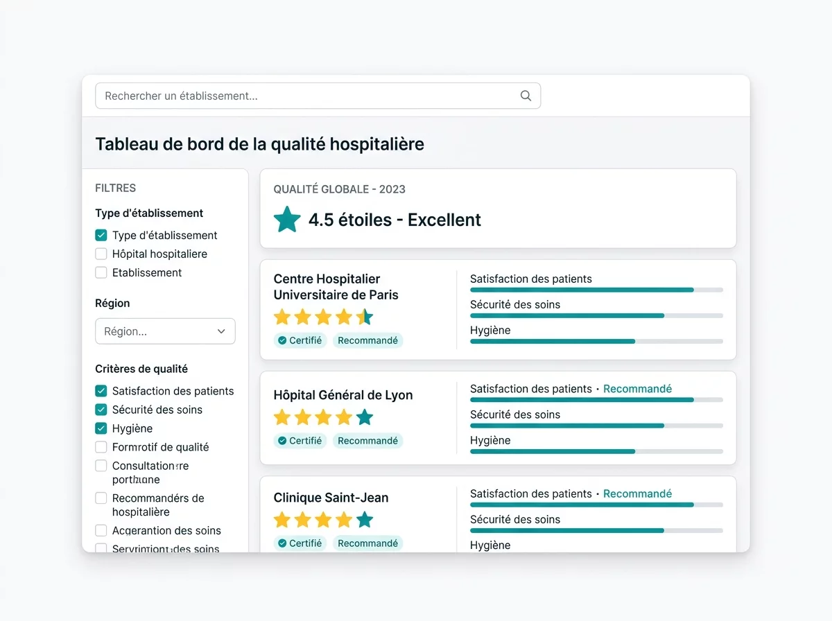 Capture ecran interface Qualiscope HAS
